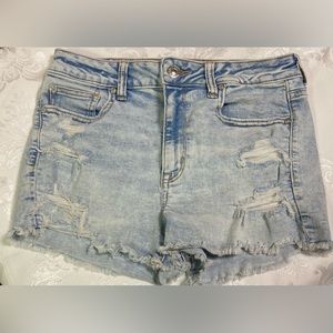 American Eagle Denim Distressed Women’s Jean Shorts Ne(x)t Level Stretch 10